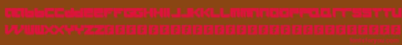 Icaras Font – Red Fonts on Brown Background