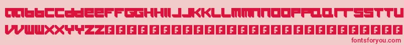 Icaras Font – Red Fonts on Pink Background