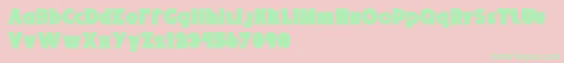 Подробнее о шрифте BrokenRecords45 Шрифт BrokenRecords45 – зелёные шрифты на розовом фоне