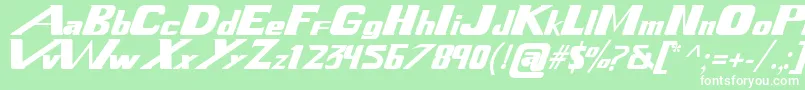 XenogearsFont Font – White Fonts on Green Background