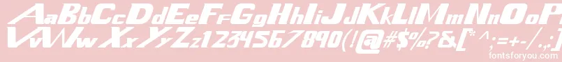 XenogearsFont Font – White Fonts on Pink Background