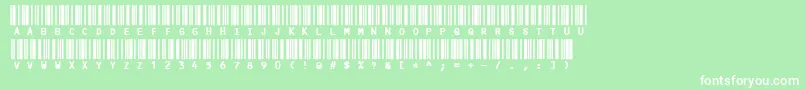 Code3x Font – White Fonts on Green Background