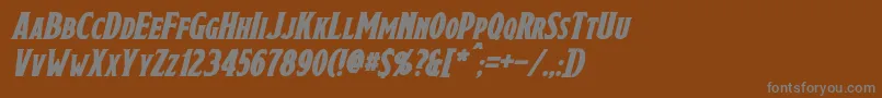 Подробнее о шрифте DraconisBoldItalic Шрифт DraconisBoldItalic – серые шрифты на коричневом фоне