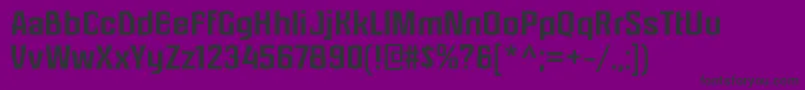 Шрифт LaserjerksRegular – чёрные шрифты на фиолетовом фоне