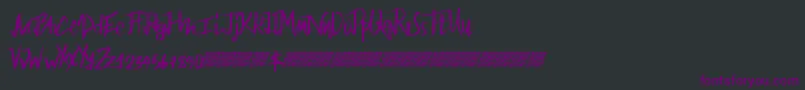 More about Fairbanks Font Fairbanks Font – Purple Fonts on Black Background