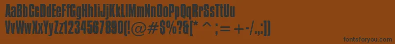Подробнее о шрифте CompactaBt Шрифт CompactaBt – чёрные шрифты на коричневом фоне