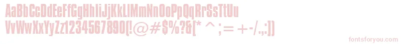 More about CompactaBt Font CompactaBt Font – Pink Fonts on White Background