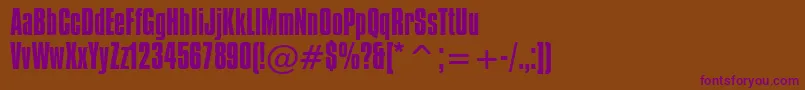 More about CompactaBt Font CompactaBt Font – Purple Fonts on Brown Background