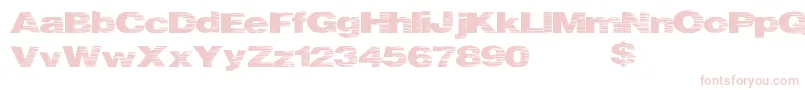 Heatwave Font – Pink Fonts on White Background