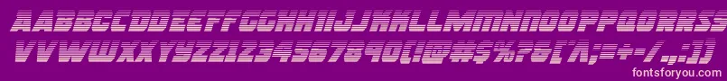 Rogueherogradital Font – Pink Fonts on Purple Background