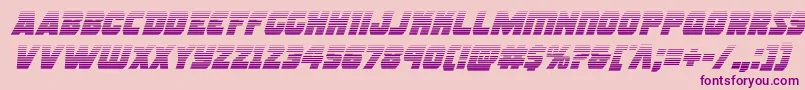 Rogueherogradital Font – Purple Fonts on Pink Background