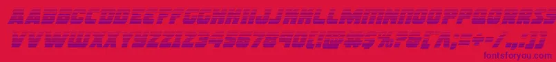 Rogueherogradital Font – Purple Fonts on Red Background