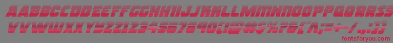 Rogueherogradital Font – Red Fonts on Gray Background