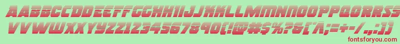 Rogueherogradital Font – Red Fonts on Green Background