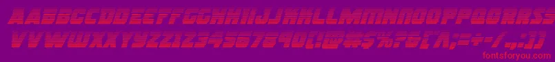 Rogueherogradital Font – Red Fonts on Purple Background