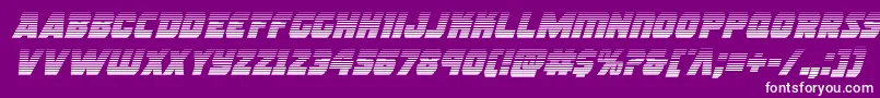 Rogueherogradital Font – White Fonts on Purple Background