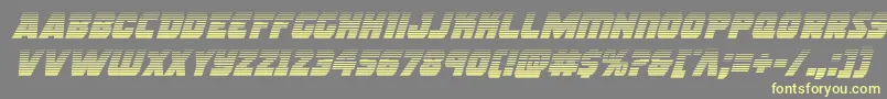 Rogueherogradital Font – Yellow Fonts on Gray Background