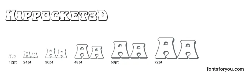 Hippocket3D Font Sizes