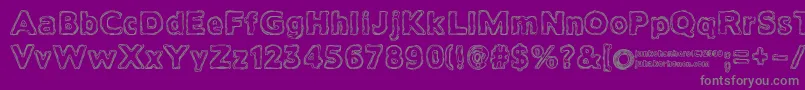 TarkistaTiedot Font – Gray Fonts on Purple Background