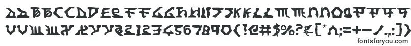 HomeworldTranslator-fontti – Alkavat H:lla olevat fontit