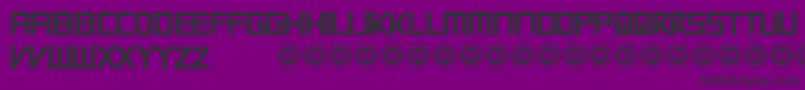 ApexflunkeeRegular Font – Black Fonts on Purple Background