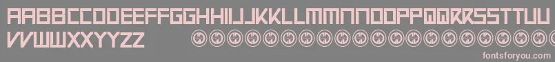 ApexflunkeeRegular Font – Pink Fonts on Gray Background