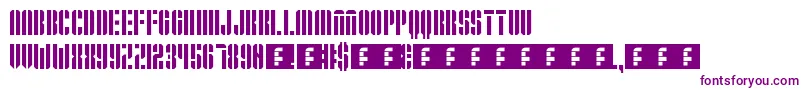 フォントOperation – 紫色のフォント