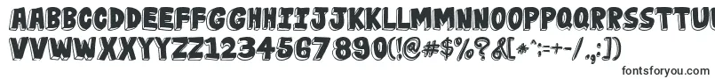 JabjaiHeavy-fontti – Alkavat J:lla olevat fontit
