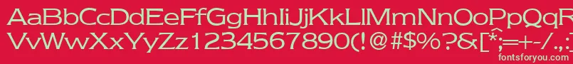 More about NebraskaRegular Font NebraskaRegular Font – Green Fonts on Red Background