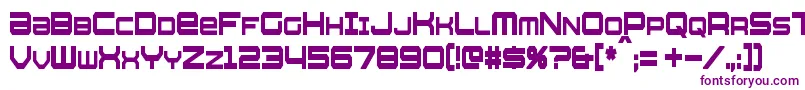 Police WhittleCondensed – polices violettes
