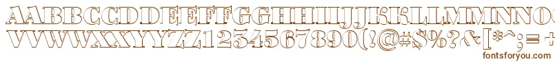 ABodoniortotitulshBlack Font – Brown Fonts