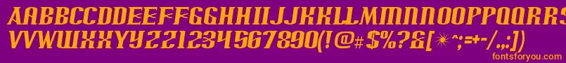 More about ArnpriorRegular Font ArnpriorRegular Font – Orange Fonts on Purple Background