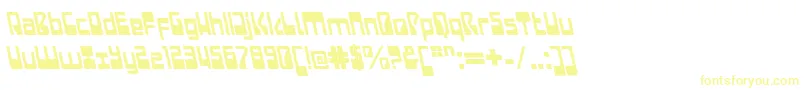 Шрифт LaserdiscoItalicalt – жёлтые шрифты
