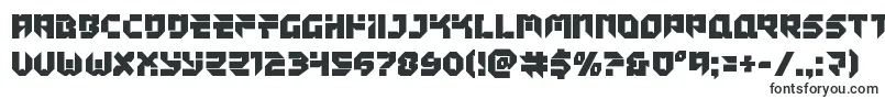 Czcionka Tokyodrifterstaight – pogrubione fonty
