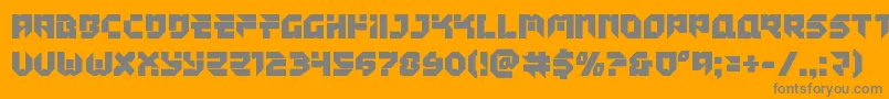 Więcej informacji o czcionce Tokyodrifterstaight Czcionka Tokyodrifterstaight – szare czcionki na pomarańczowym tle