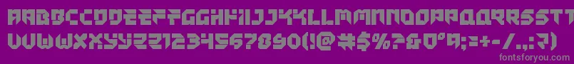 Tokyodrifterstaight Font – Gray Fonts on Purple Background
