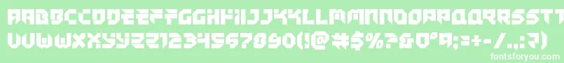 Tokyodrifterstaight Font – White Fonts on Green Background