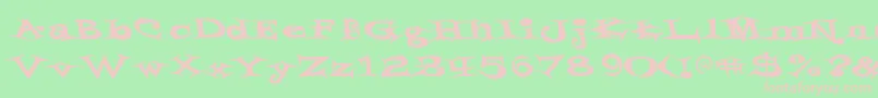 Подробнее о шрифте StyrofoamfeelingsRegular Шрифт StyrofoamfeelingsRegular – розовые шрифты на зелёном фоне
