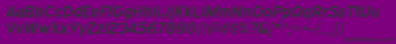 ExpresswaysbItalic Font – Black Fonts on Purple Background