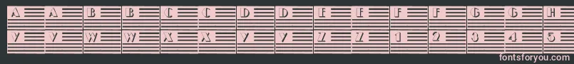 fuente 101IPledgeAllegiance – Fuentes Rosadas Sobre Fondo Negro