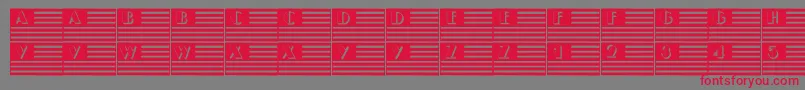 フォント101IPledgeAllegiance – 赤い文字の灰色の背景