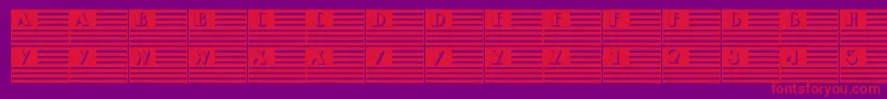 101IPledgeAllegiance Font – Red Fonts on Purple Background