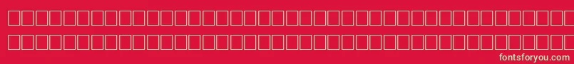 FichteRegular Font – Green Fonts on Red Background