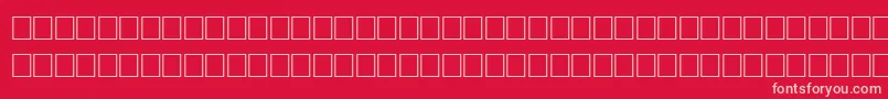 FichteRegular Font – Pink Fonts on Red Background