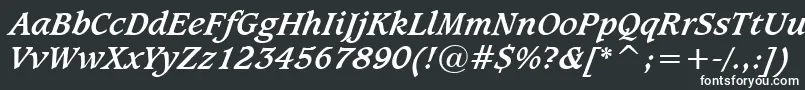 Шрифт Sudburbi – белые шрифты на чёрном фоне