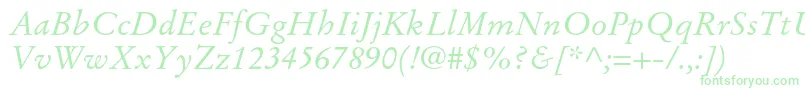 StempelgaramondltstdItalic Font – Green Fonts