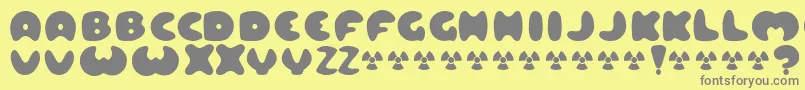 fuente Lard – Fuentes Grises Sobre Fondo Amarillo