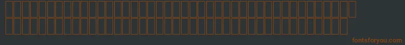 AgaBattoutaRegular Font – Brown Fonts on Black Background
