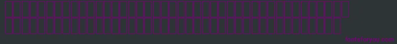 AgaBattoutaRegular Font – Purple Fonts on Black Background