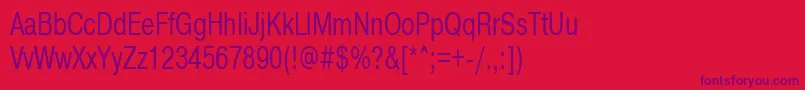 Pragmaticactt70n Font – Purple Fonts on Red Background